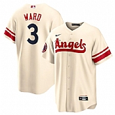 Angels 3 Taylor Ward Cream 2022 City Connect Cool Base Jersey Dzhi,baseball caps,new era cap wholesale,wholesale hats